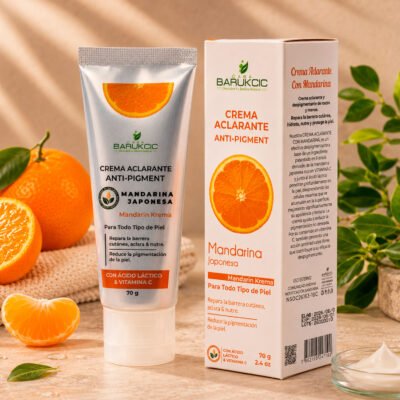 Crema aclarante con mandarina